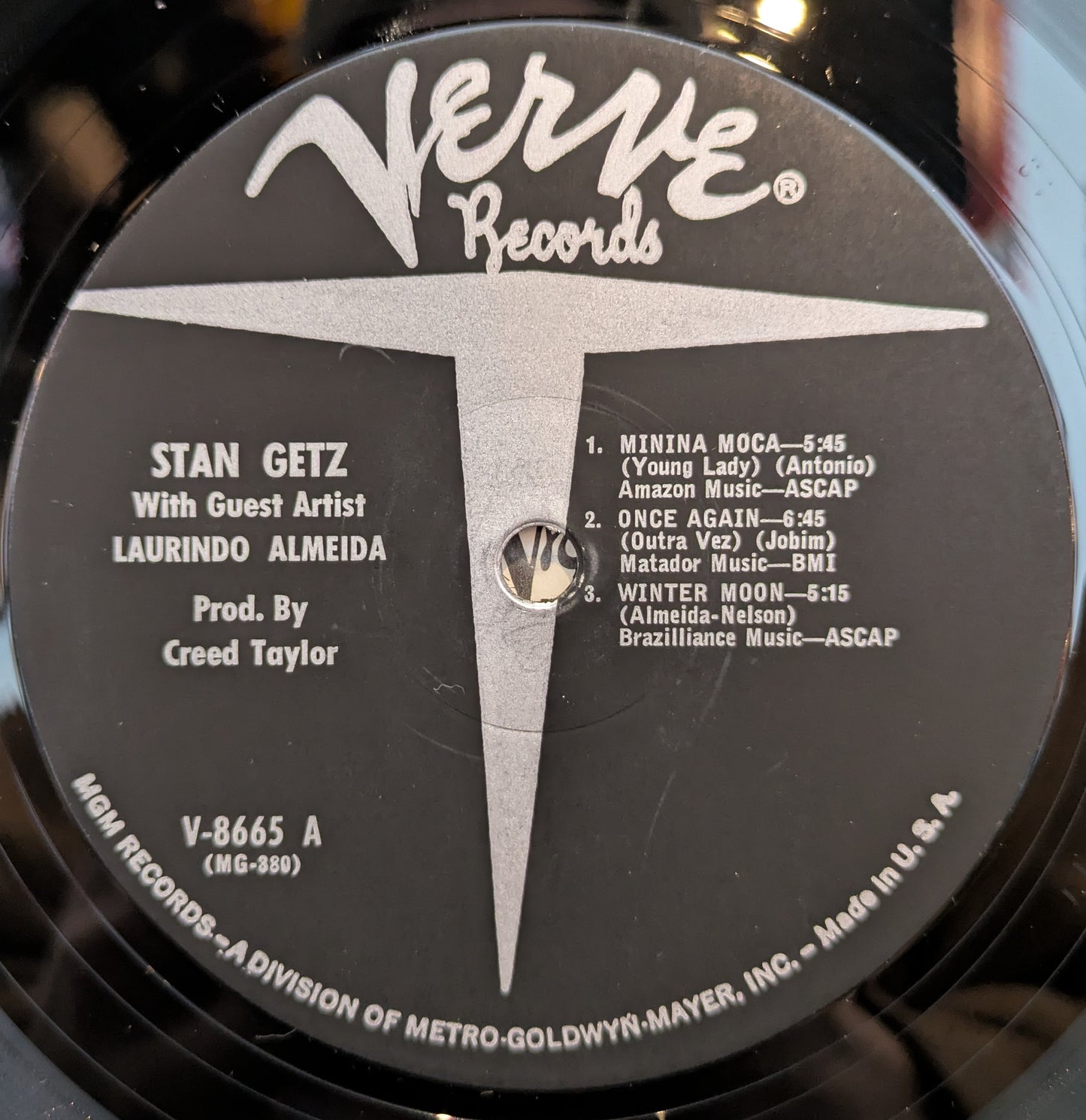 Stan Getz With Guest Artist Laurindo Almeida (VINYL) | Excellent (EX) Excellent (EX) - JAZZ / USED *EXCELLENT*