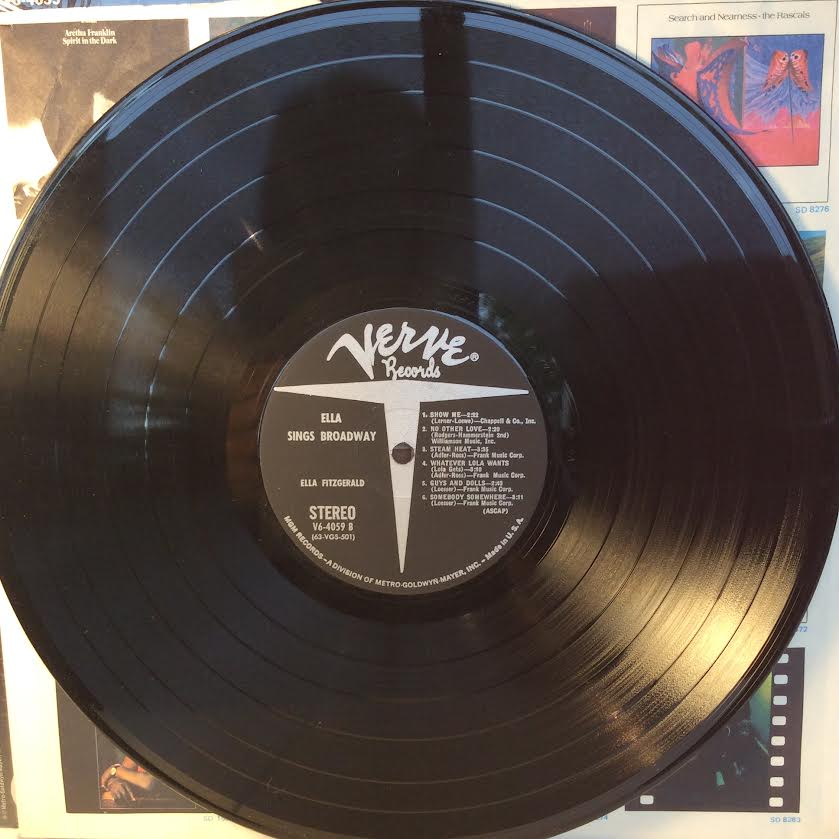 Ella Sings Broadway (VINYL) | Excellent (EX) Near Mint (NM or M-) - JAZZ / USED *EXCELLENT*