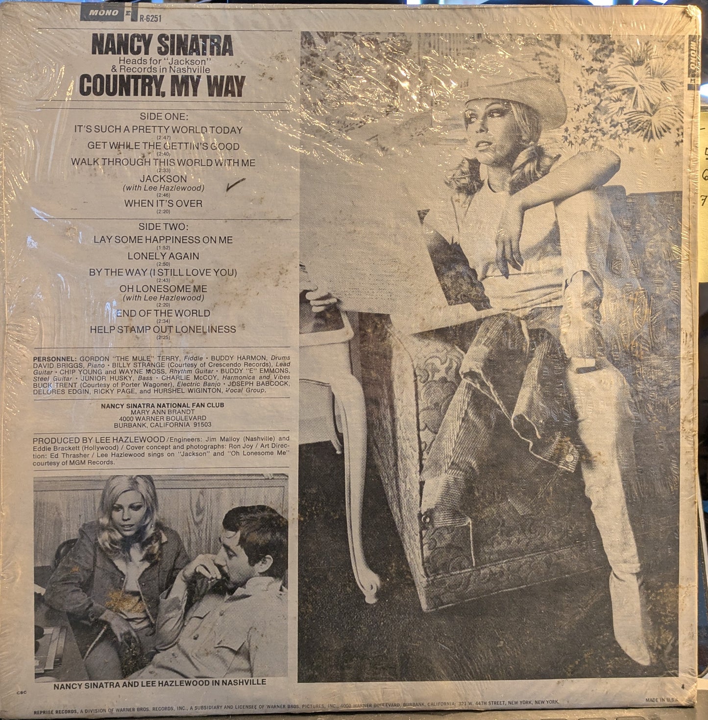 Country, My Way (VINYL) | Excellent (EX) Near Mint (NM) - JAZZ / USED *EXCELLENT*