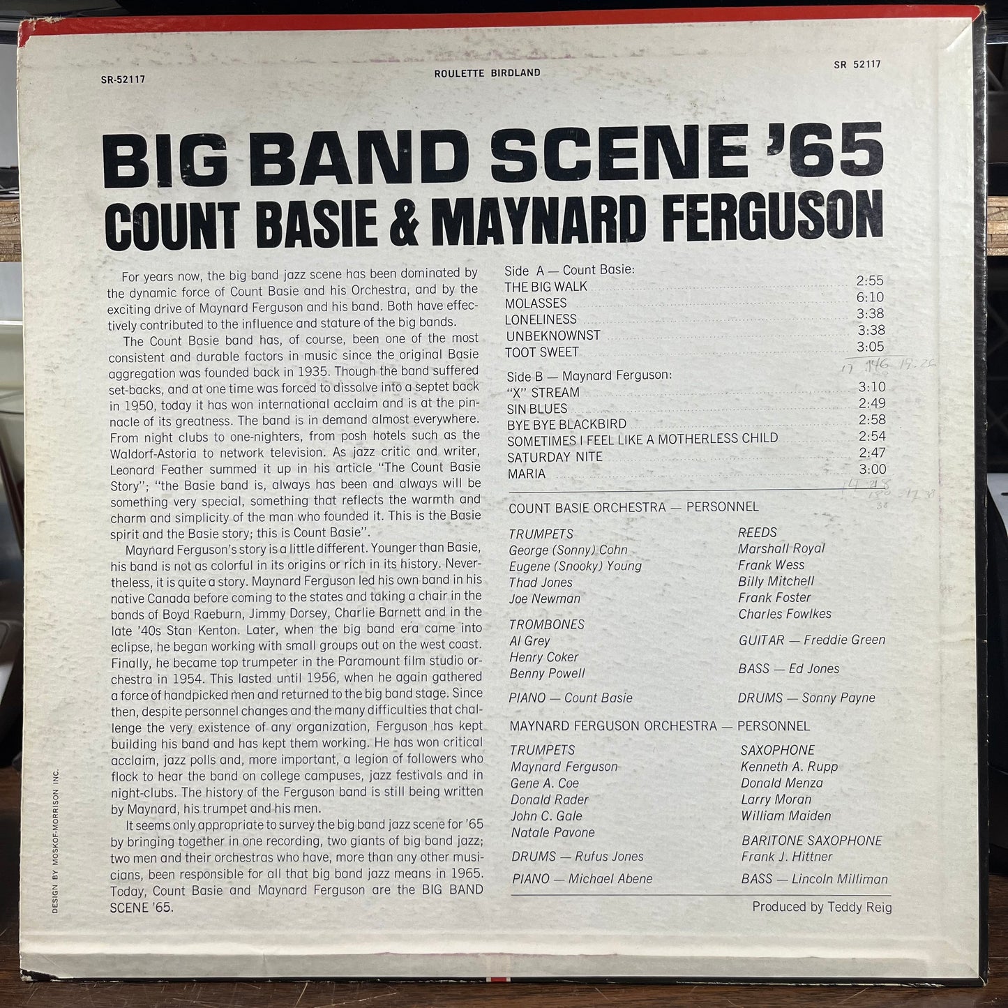 Big Band Scene '65 (LP) | Excellent (EX) Excellent (EX) - JAZZ / USED *EXCELLENT*
