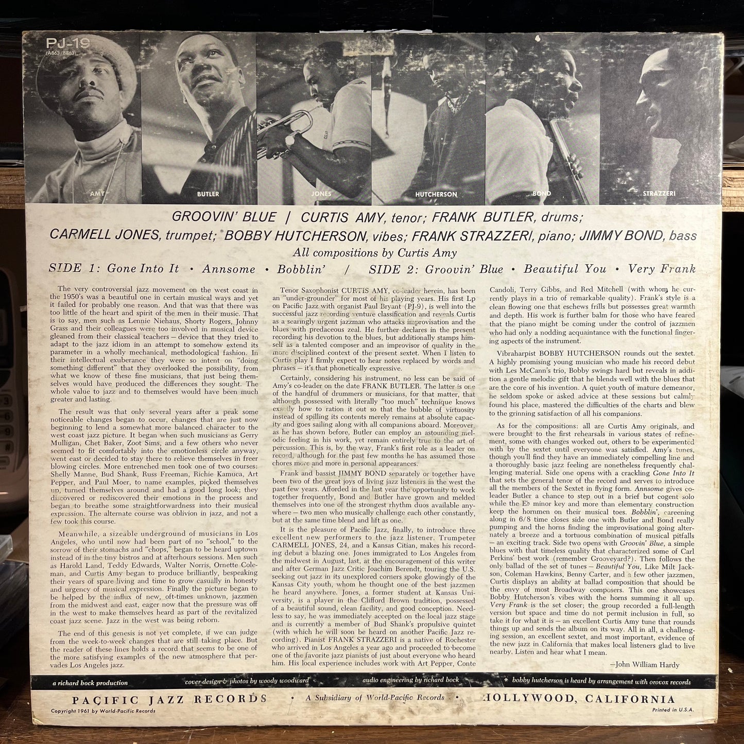 Groovin' Blue (VINYL) | Good Plus Plus (G++) Good Plus (G+) - JAZZ / USED *GOOD++*