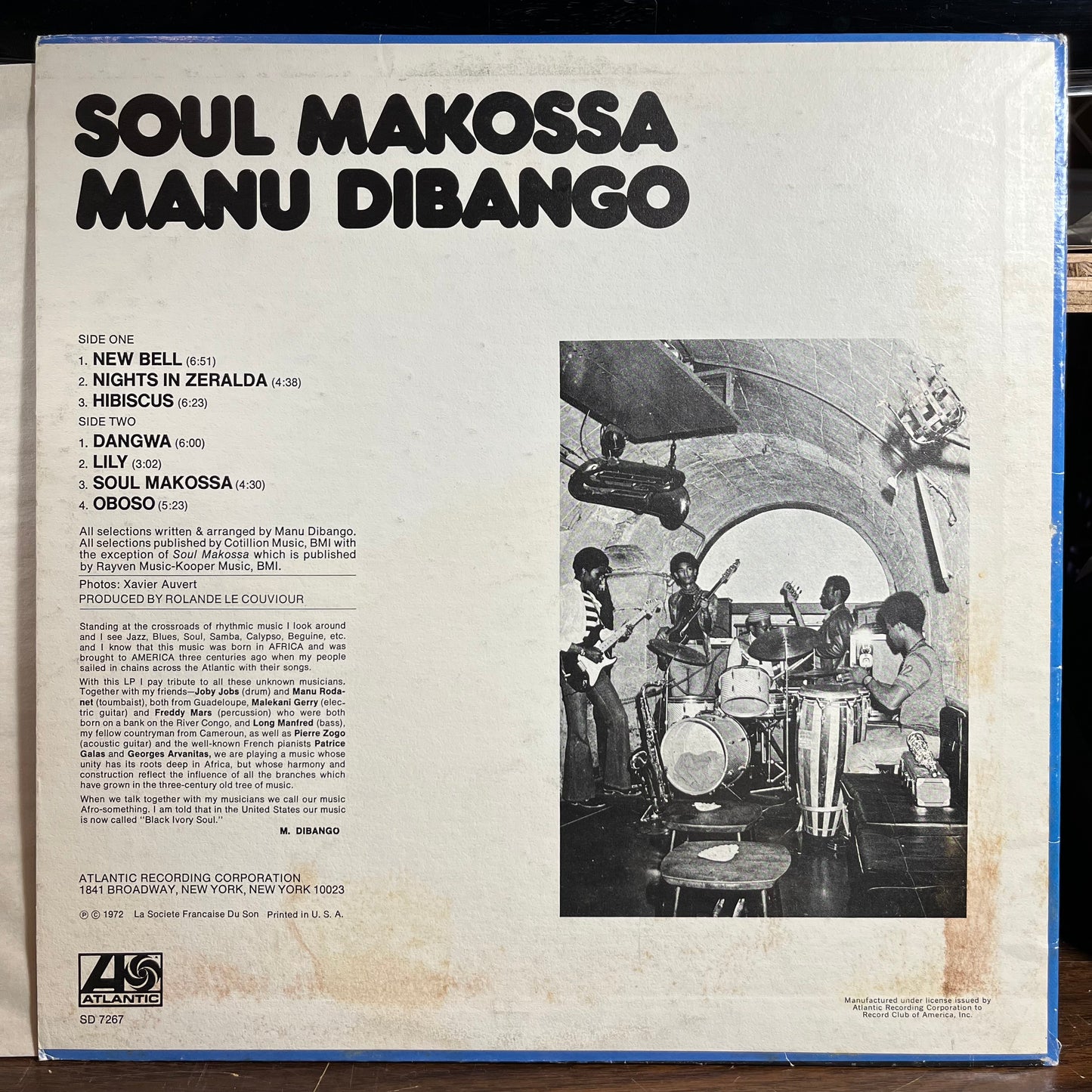 Soul Makossa (VINYL) | Good Plus (G+) Excellent (EX) - JAZZ / USED *GOOD+*
