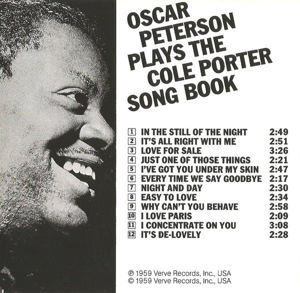 Oscar Peterson Plays The Cole Porter Songbook (CD) | Near Mint- (NM-) Near Mint (NM) - JAZZ / USED *NEAR MINT-*