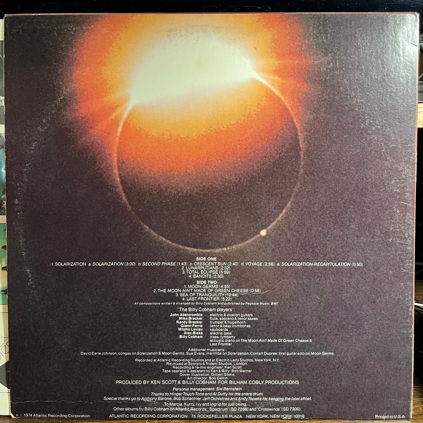 Total Eclipse (VINYL) | Near Mint- (NM-) Excellent+ (EX+) - JAZZ / USED *NEAR MINT-*