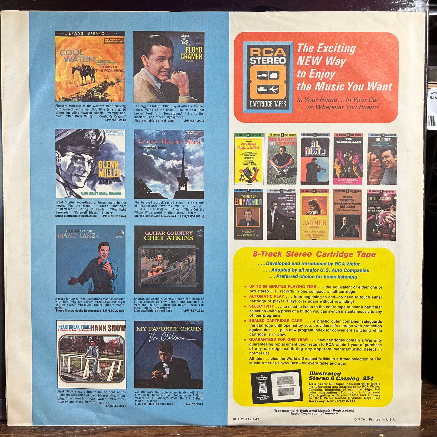 Tony Mottola Joins The Guitar Underground (VINYL) | Near Mint- (NM-) Near Mint (NM) - JAZZ / USED *NEAR MINT-*