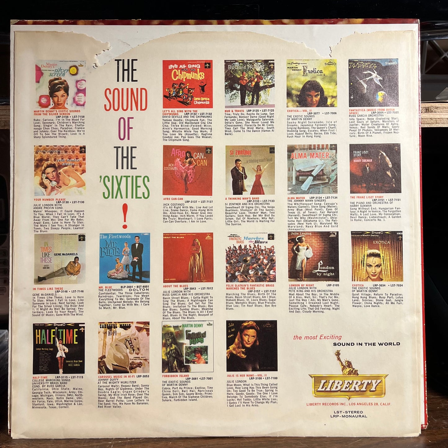 Exotic Percussion - The Exotic Sounds Of Martin Denny (VINYL) | Near Mint- (NM-) Excellent (EX) - JAZZ / USED *NEAR MINT-*