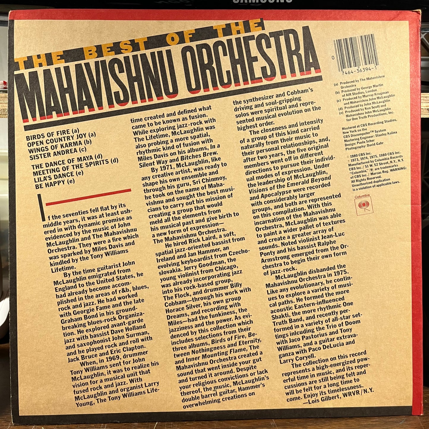 The Best Of The Mahavishnu Orchestra (LP) | NEAR MINT MINUS (NM-) Near Mint- (NM-) - JAZZ / USED *NEAR MINT-*