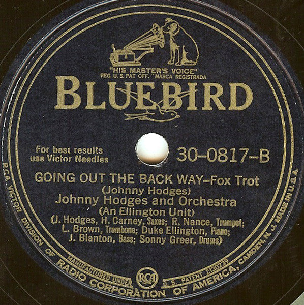 Passion Flower / Going Out The Back Way (10" 78RPM) | Near Mint- (NM-) Excellent (EX) - JAZZ / USED *NEAR MINT-*