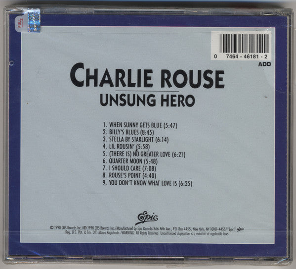 Unsung Hero (CD) | Near Mint (NM) Near Mint (NM) - JAZZ / USED *NEAR MINT-*