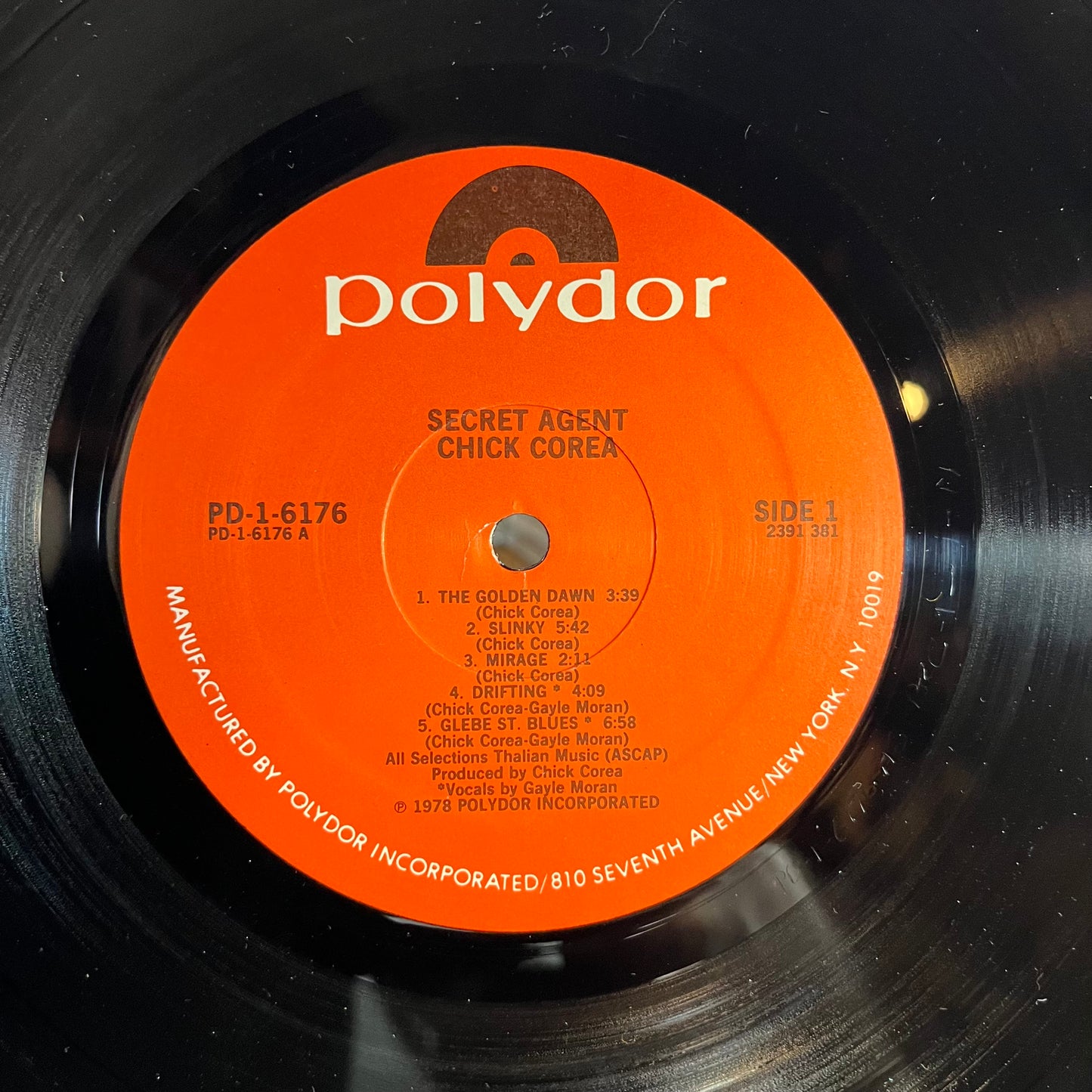 Secret Agent (VINYL) | Near Mint- (NM-) Excellent+ (EX+) - JAZZ / USED *NEAR MINT-*