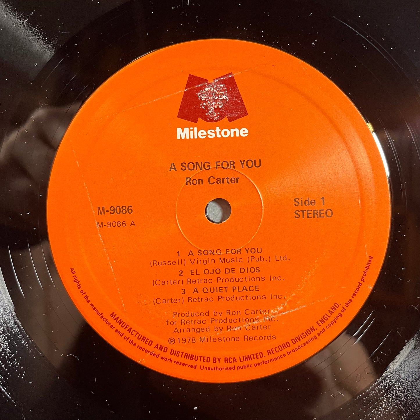 A Song For You (LP) | Near Mint (NM) Near Mint (NM) - JAZZ / USED *NEAR MINT / UK VINYL*