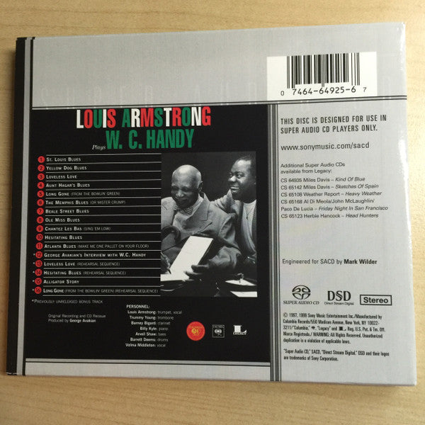 Plays W. C. Handy (SACD) | Near Mint (NM) Near Mint (NM) - JAZZ / USED *NEAR MINT*