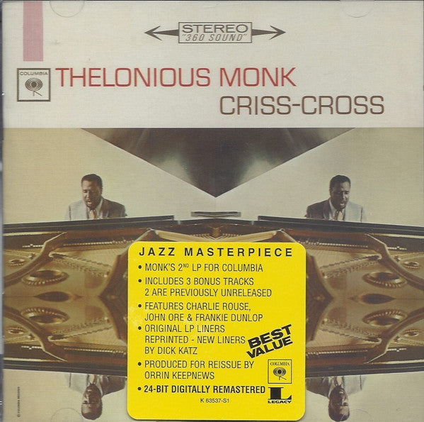 Criss-Cross (CD) | - JAZZ / USED *NEAR MINT*