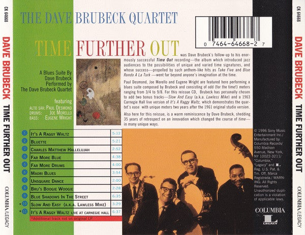 Time Further Out (Miro Reflections) (CD) | - JAZZ / USED *NEAR MINT*