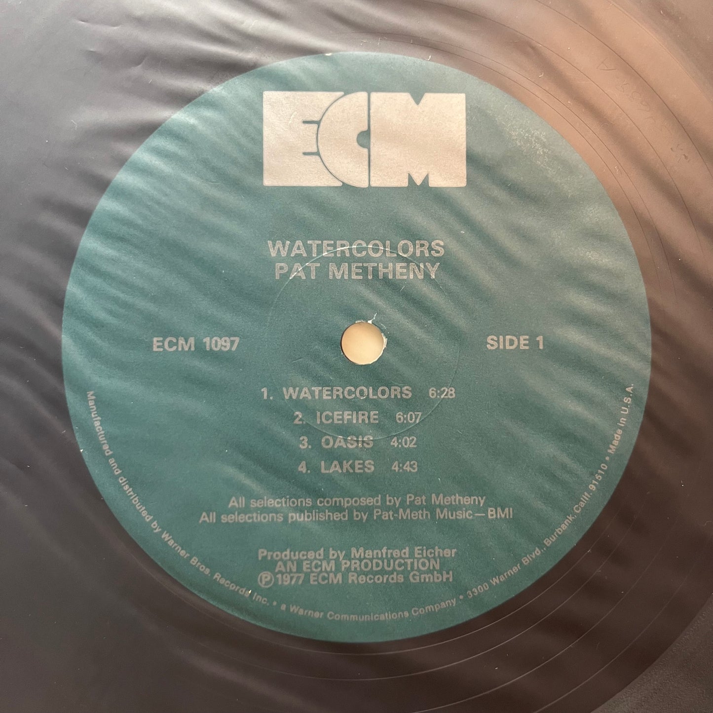 Pat Metheny - Watercolors (VINYL LP ECM ECM 1097 1979) | USED Near Mint (NM or M-) Near Mint (NM) - JAZZ / USED *NEAR MINT*