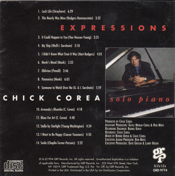 Expressions (CD) | Near Mint (NM) Near Mint (NM) - JAZZ / USED *NEAR MINT*
