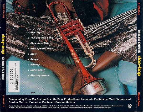 Doo-Bop (CD) | Near Mint (NM) Near Mint (NM) - JAZZ / USED *NEAR MINT*