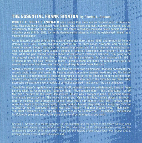 The Essential Frank Sinatra - The Columbia Years (CD) | Near Mint (NM) Near Mint (NM) - JAZZ / USED *NEAR MINT*