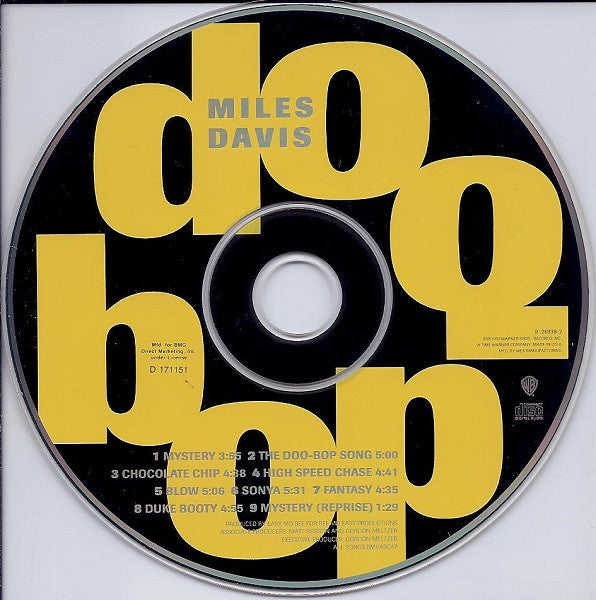 Doo-Bop (CD) | Near Mint (NM) Near Mint (NM) - JAZZ / USED *NEAR MINT*