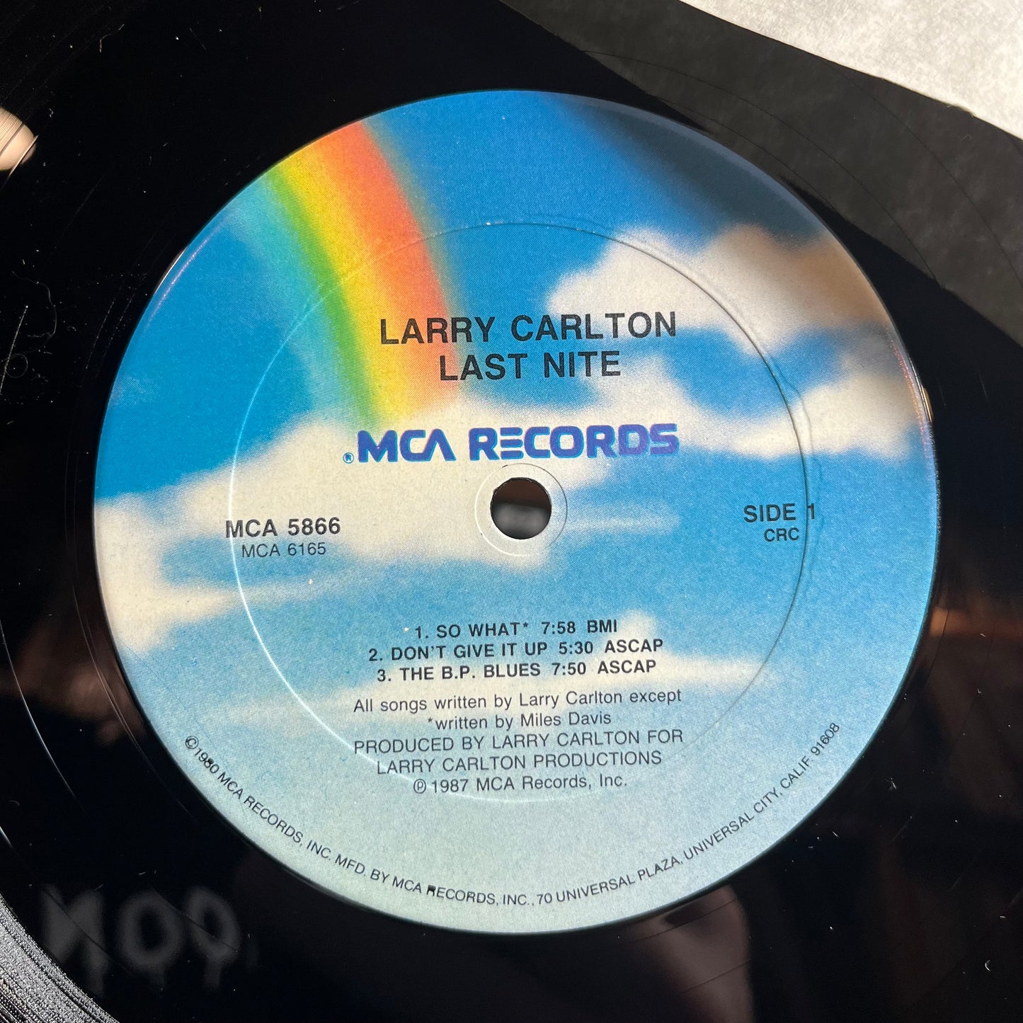 Last Nite (LP) | Near Mint (NM) Excellent (EX) - JAZZ / USED *NEAR MINT*