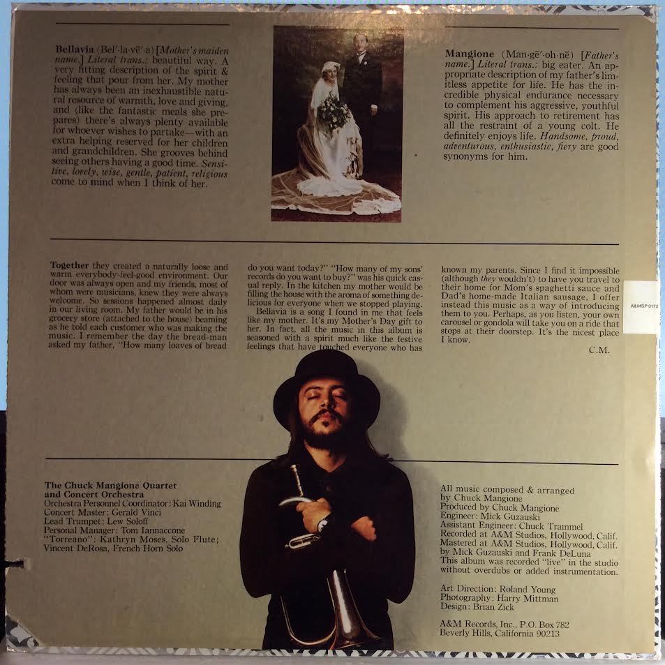 Bellavia (VINYL) | Near Mint (NM) Near Mint- (NM-) - JAZZ / USED *NEAR MINT*