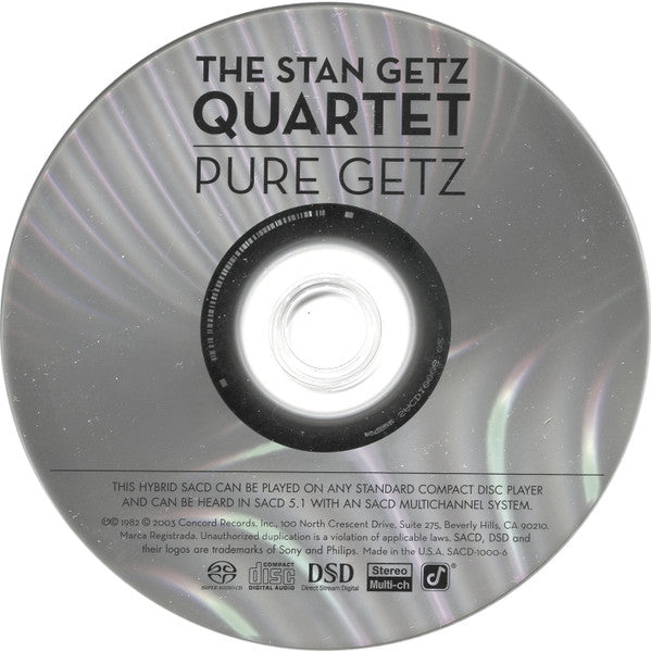 Pure Getz (SACD) | Near Mint (NM or M-) Near Mint (NM or M-) - JAZZ / USED *NEAR MINT*