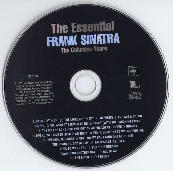 The Essential Frank Sinatra - The Columbia Years (CD) | Near Mint (NM) Near Mint (NM) - JAZZ / USED *NEAR MINT*