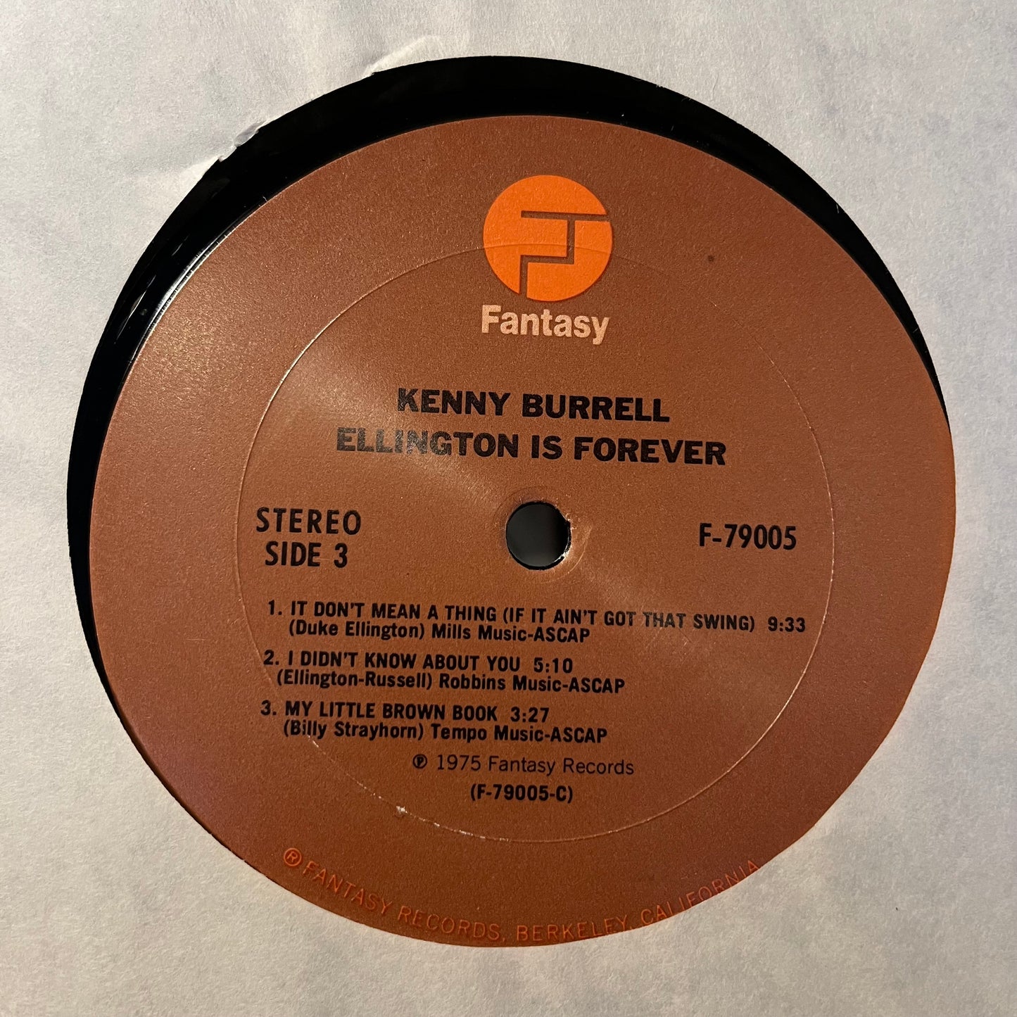 Kenny Burrell - Ellington Is Forever | Near Mint (NM) Excellent (EX) - JAZZ / USED *NEAR MINT*