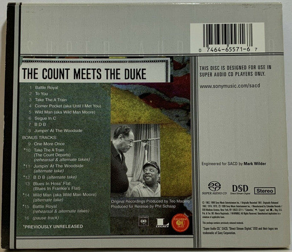 First Time! The Count Meets The Duke (SACD) | Near Mint (NM or M-) Near Mint (NM or M-) - JAZZ / USED *NEAR MINT*
