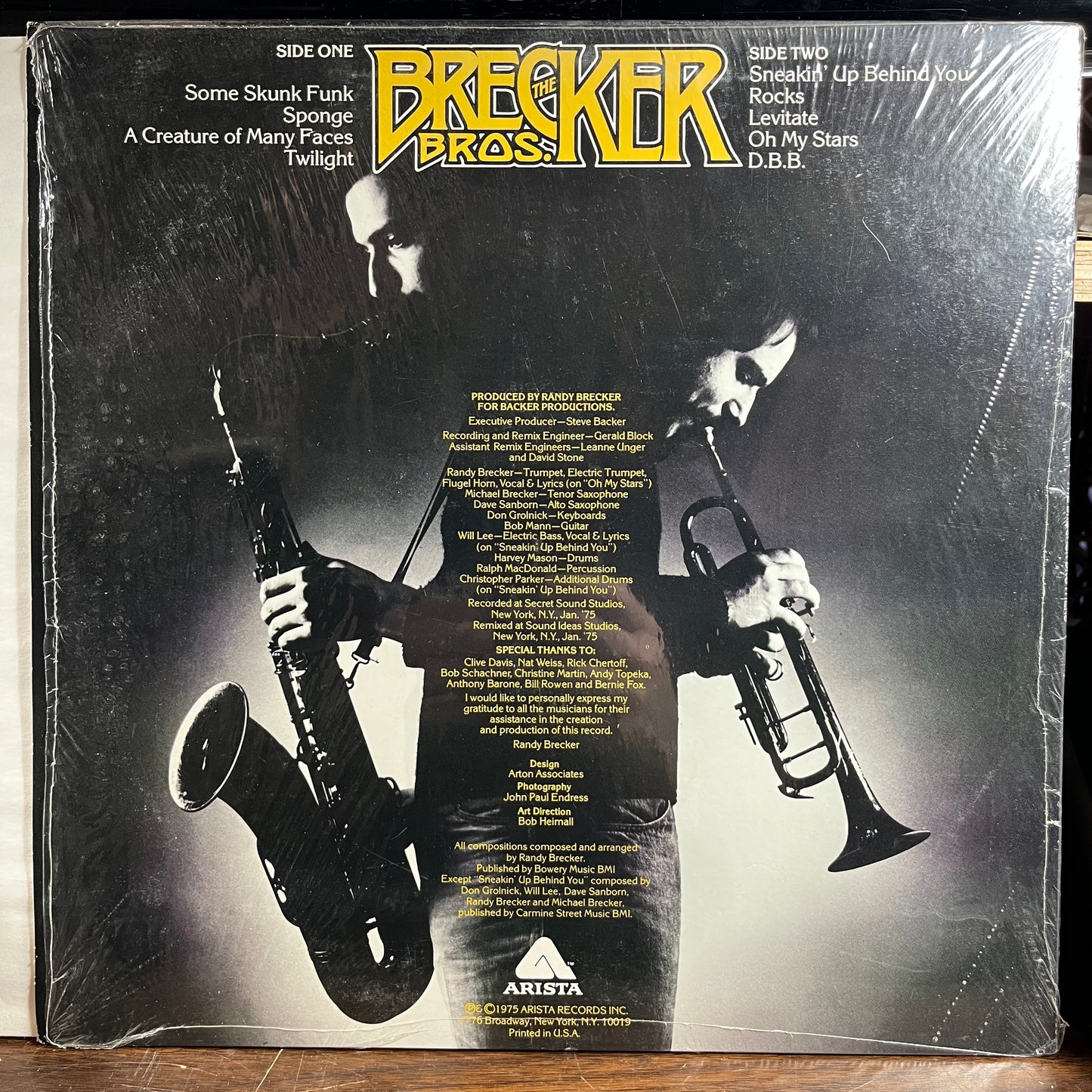 The Brecker Bros. (VINYL) | Near Mint (NM) Near Mint (NM) - JAZZ / USED *NEAR MINT*