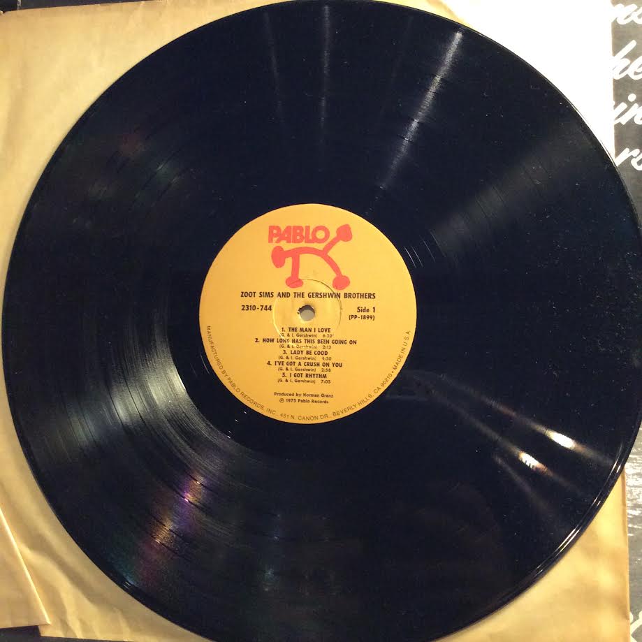 Zoot Sims And The Gershwin Brothers (VINYL) | Near Mint (NM) Excellent (EX) - JAZZ / USED *NEAR MINT*