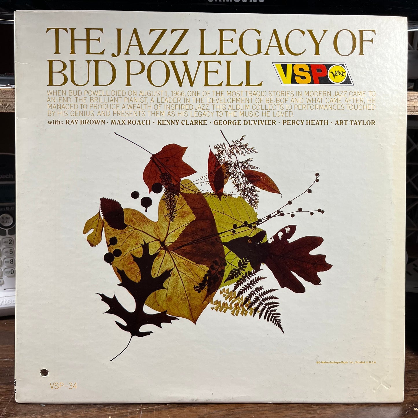 The Jazz Legacy Of Bud Powell (VINYL) | Near Mint (NM) Near Mint (NM) - JAZZ / USED *NEAR MINT*