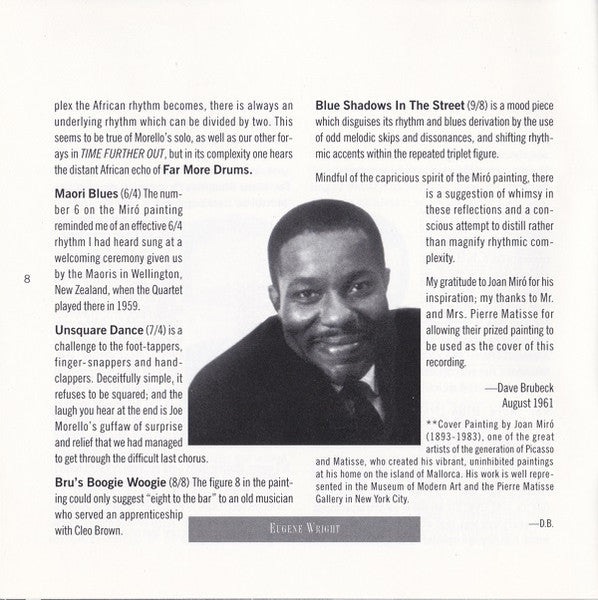 Time Further Out (Miro Reflections) (CD) | - JAZZ / USED *NEAR MINT*