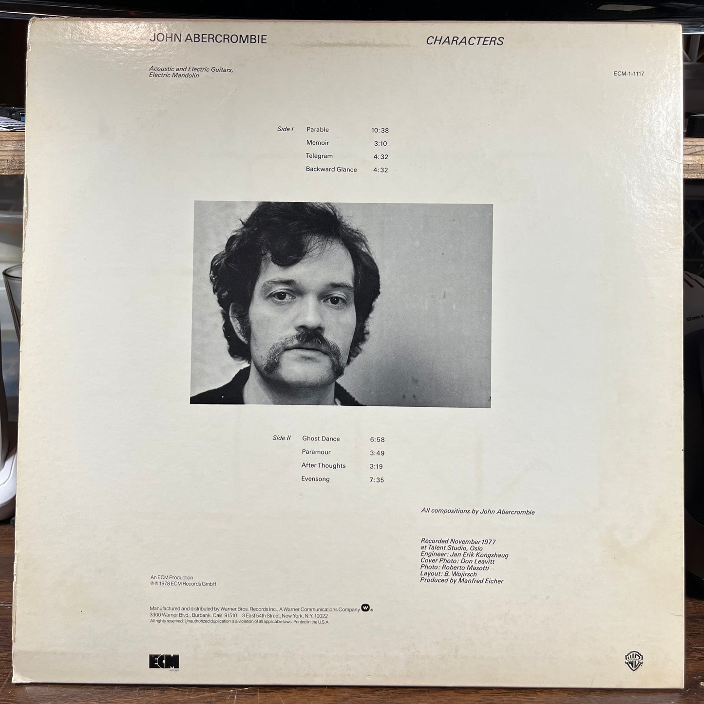 Characters (VINYL) | Near Mint (NM) Near Mint (NM) - JAZZ / USED *NEAR MINT*