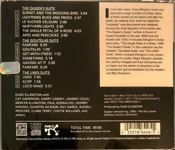 The Ellington Suites (CD | Near Mint (NM) Near Mint (NM) - JAZZ / USED *NEAR MINT*
