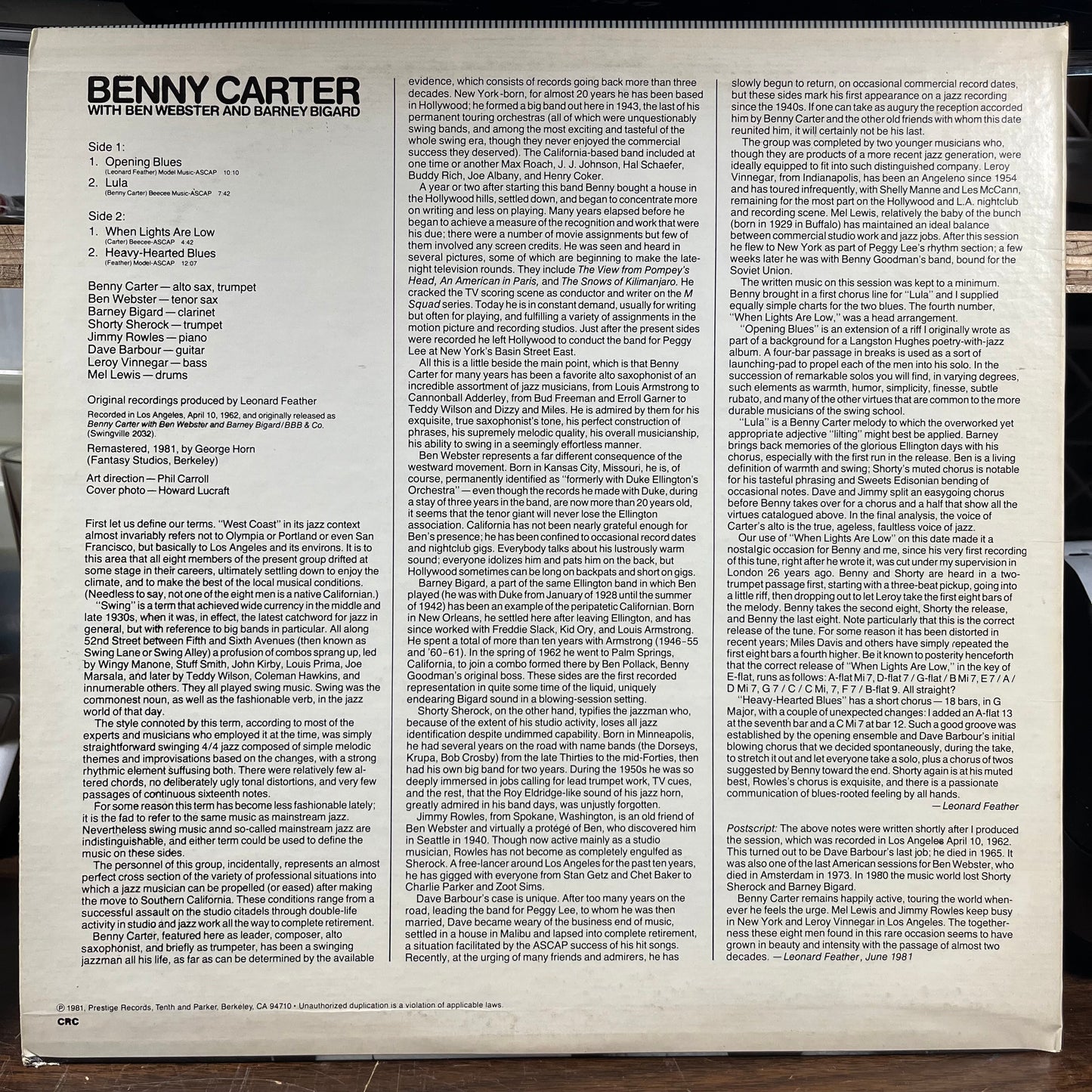 Opening Blues (LP) | Near Mint (NM) Near Mint (NM) - JAZZ / USED *NEAR MINT*
