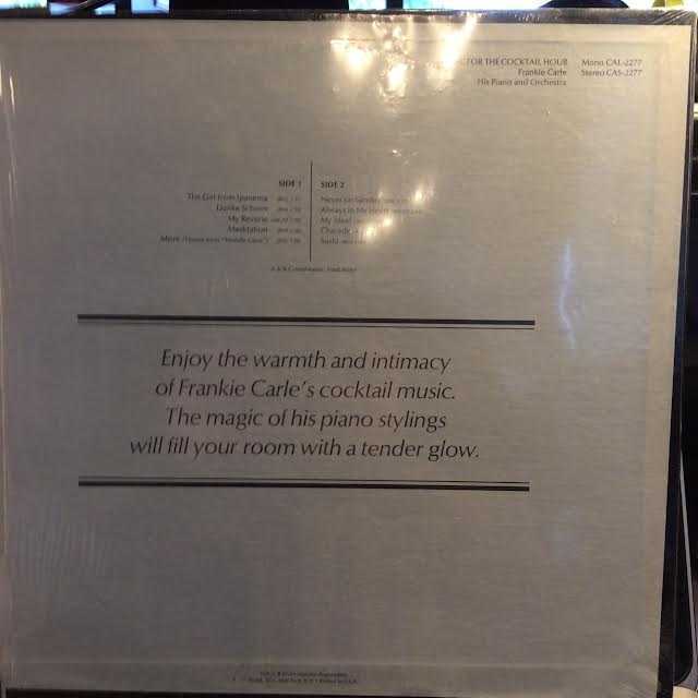 Music For The Cocktail Hour (VINYL) | Near Mint (NM or M-) Near Mint (NM or M-) - JAZZ / USED *NEAR MINT*