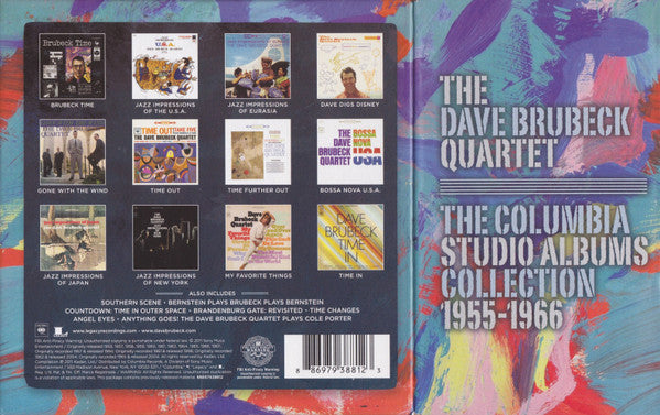 The Dave Brubeck Quartet - The Columbia Studio Albums Collection 1955-1966 (CD BOXSET Columbia – 88697938812, Legacy – 88697938812) | USED Near Mint (NM) Excellent+ (EX+) - JAZZ / USED *NEAR MINT*