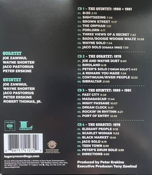 The Legendary Live Tapes: 1978-1981 (CD BOX) | Near Mint (NM or M-) Near Mint (NM or M-) - JAZZ / USED *NEAR MINT*