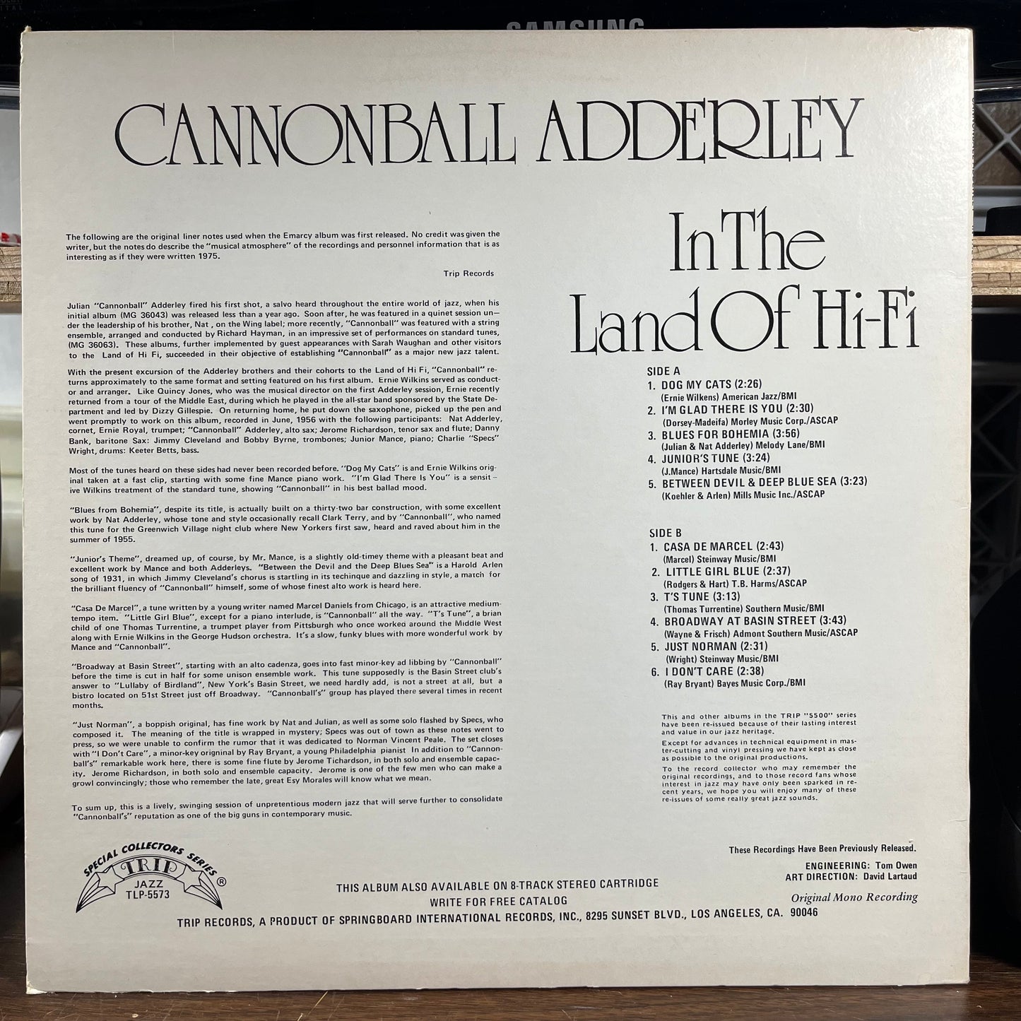 In The Land Of Hi-Fi (LP) | Near Mint (NM) Near Mint (NM) - JAZZ / USED *NEAR MINT*