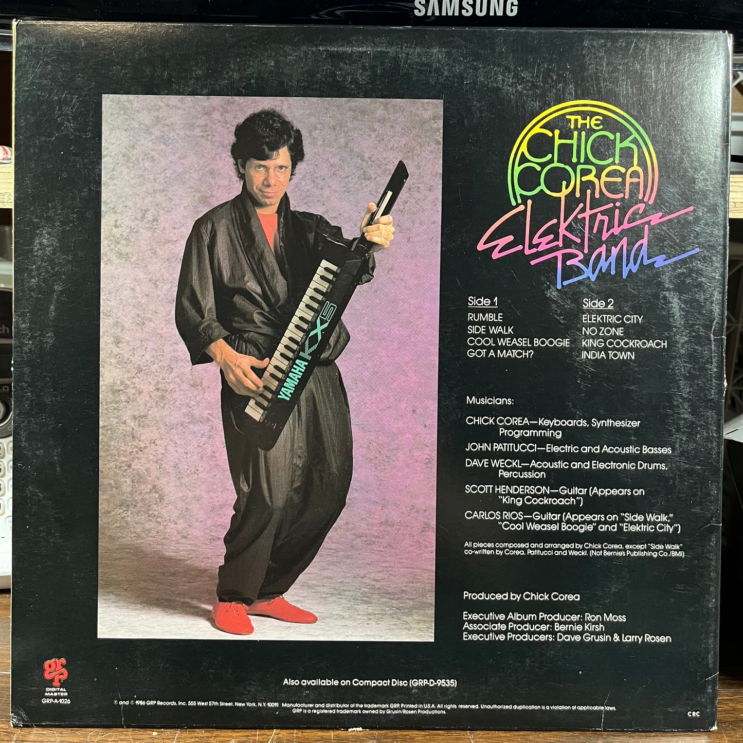 The Chick Corea Elektric Band (VINYL) | Near Mint (NM) Excellent+ (EX+) - JAZZ / USED *NEAR MINT*