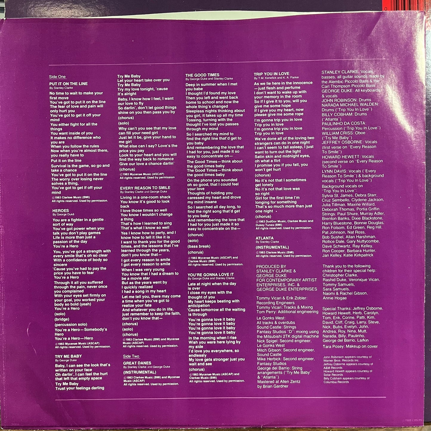 The Clarke / Duke Project II (LP) | Near Mint (NM) Near Mint- (NM-) - JAZZ / USED *NEAR MINT*