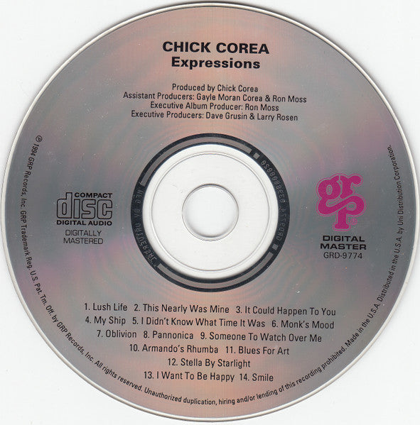 Expressions (CD) | Near Mint (NM) Near Mint (NM) - JAZZ / USED *NEAR MINT*
