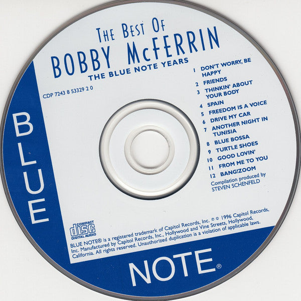 The Best Of Bobby McFerrin (CD) | Near Mint (NM) Near Mint (NM) - JAZZ / USED *NEAR MINT*