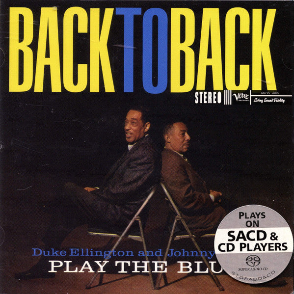Back To Back (Duke Ellington And Johnny Hodges Play The Blues) (SACD) | Near Mint (NM) Near Mint (NM) - JAZZ / USED *NEAR MINT*
