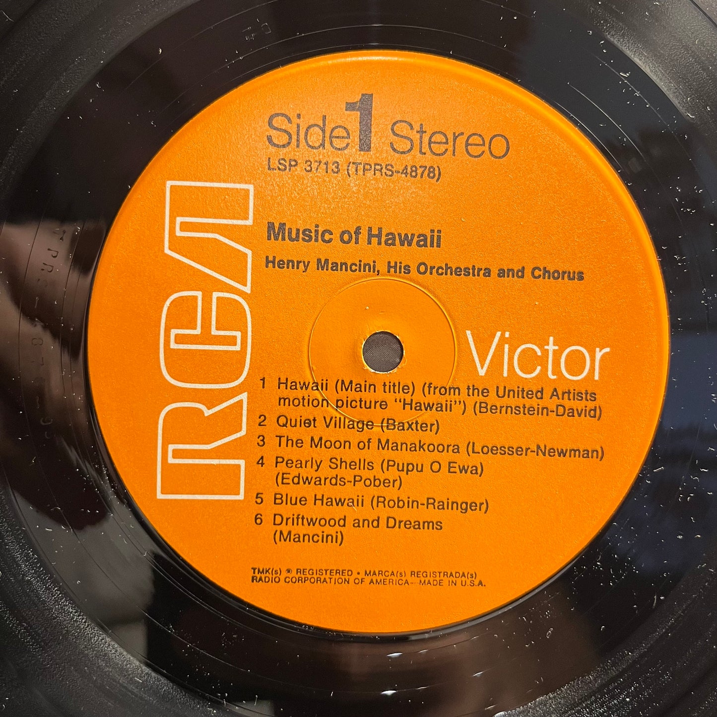 Henry Mancini And His Orchestra And Chorus Music Of Hawaii *REISSUE* LP Near Mint (NM or M-) Near Mint (NM or M-)