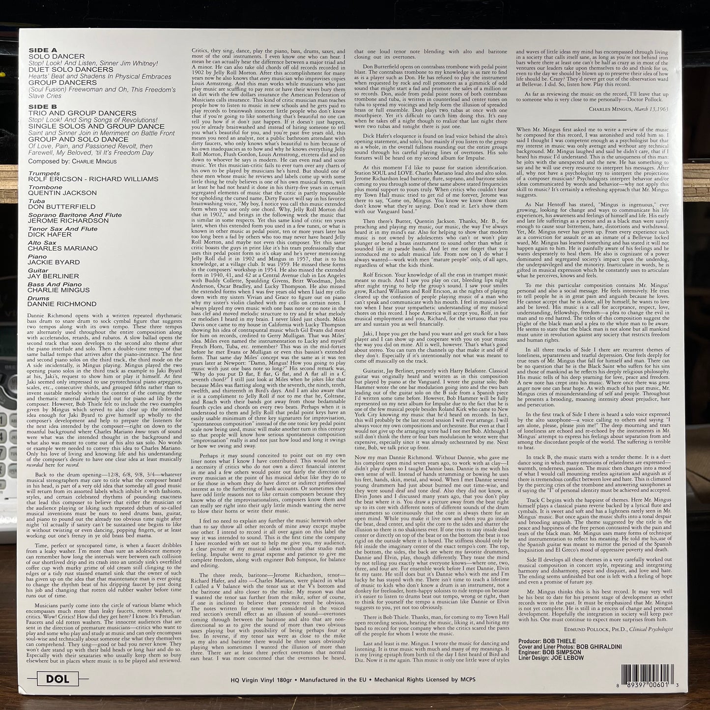 The Black Saint And The Sinner Lady (VINYL) | Near Mint (NM) Near Mint (NM) - JAZZ / USED *NEAR MINT*
