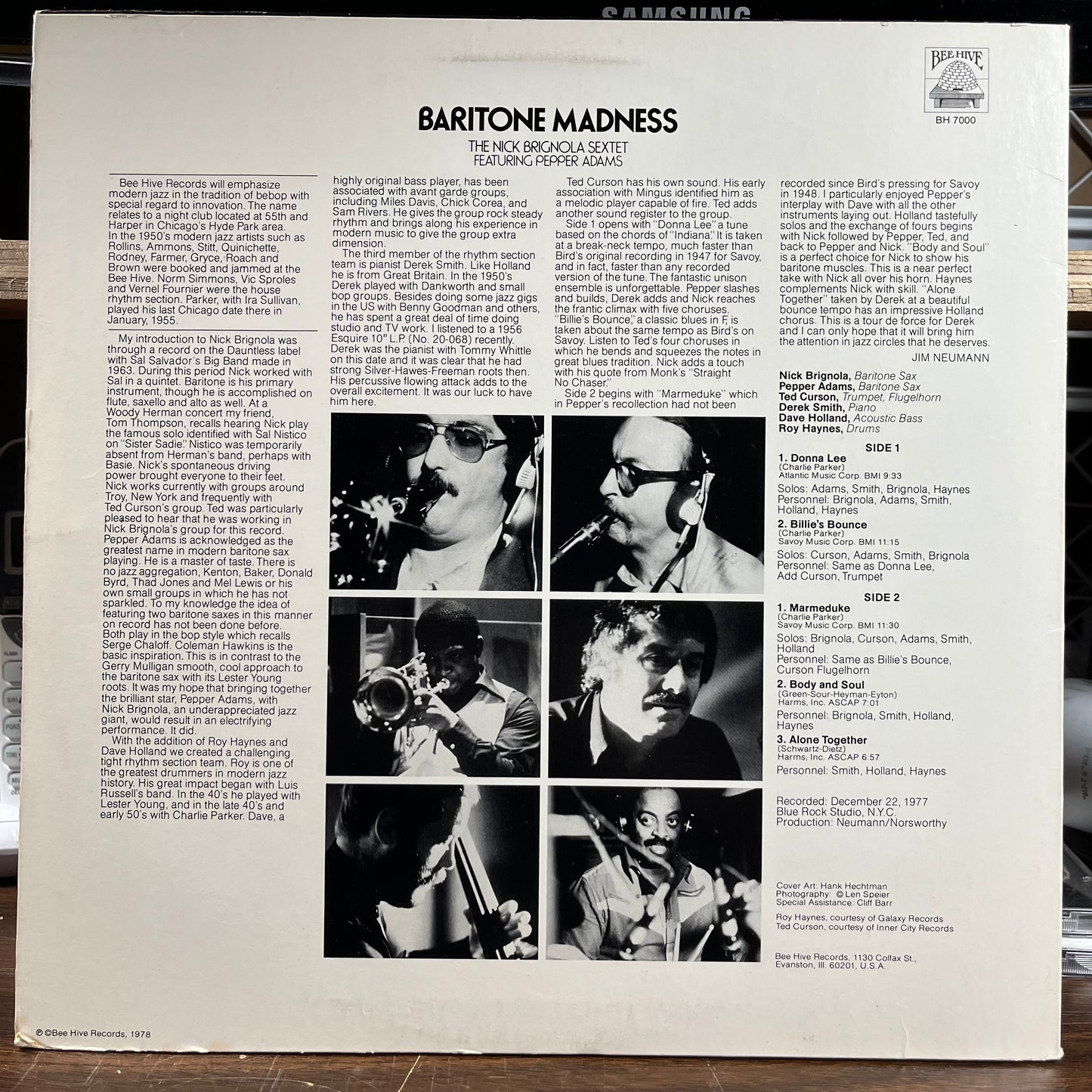 Baritone Madness (VINYL) | Near Mint (NM) Near Mint- (NM-) - JAZZ / USED *NEAR MINT*