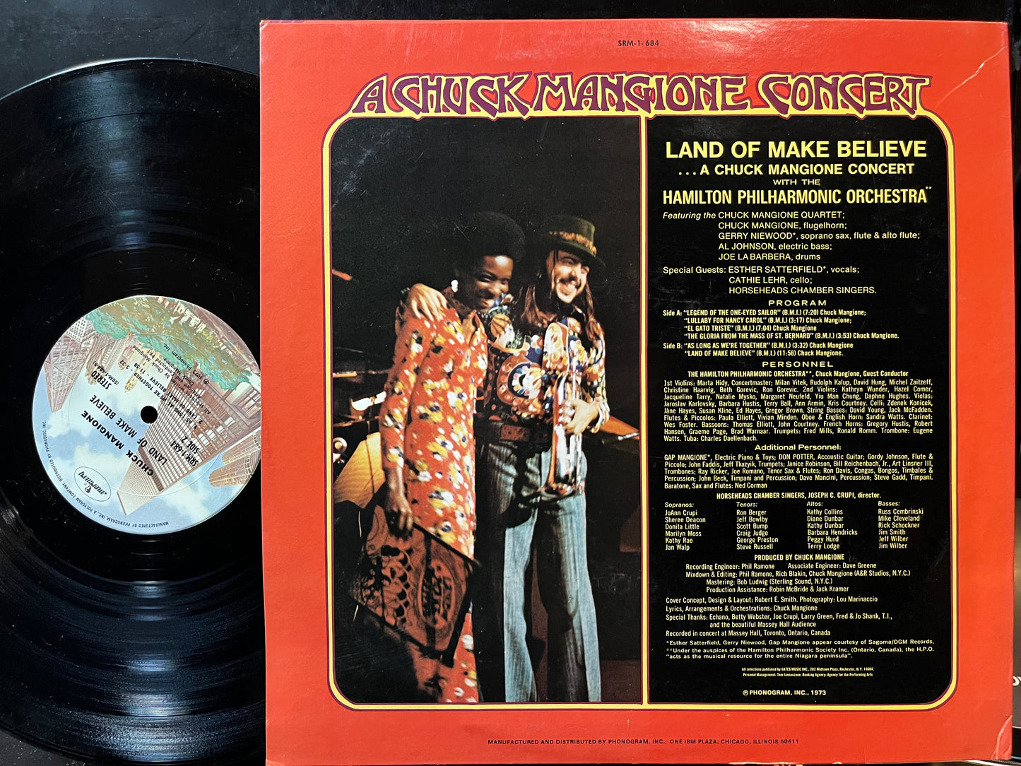 Chuck Mangione - Land Of Make Believe... A Chuck Mangione Concert (VINYL) | Near Mint (NM) Excellent+ (EX+) - JAZZ / USED *NEAR MINT*