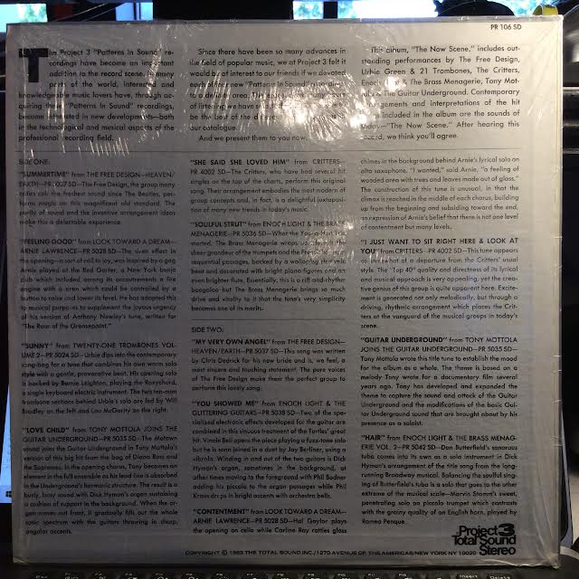 Patterns In Sound Volume 6 - The "Now" Scene (VINYL) | Near Mint (NM or M-) Near Mint (NM or M-) - JAZZ / USED *NEAR MINT*